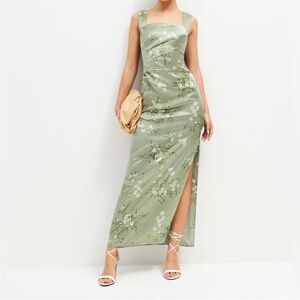 Reformation earl silk dress in Bonita